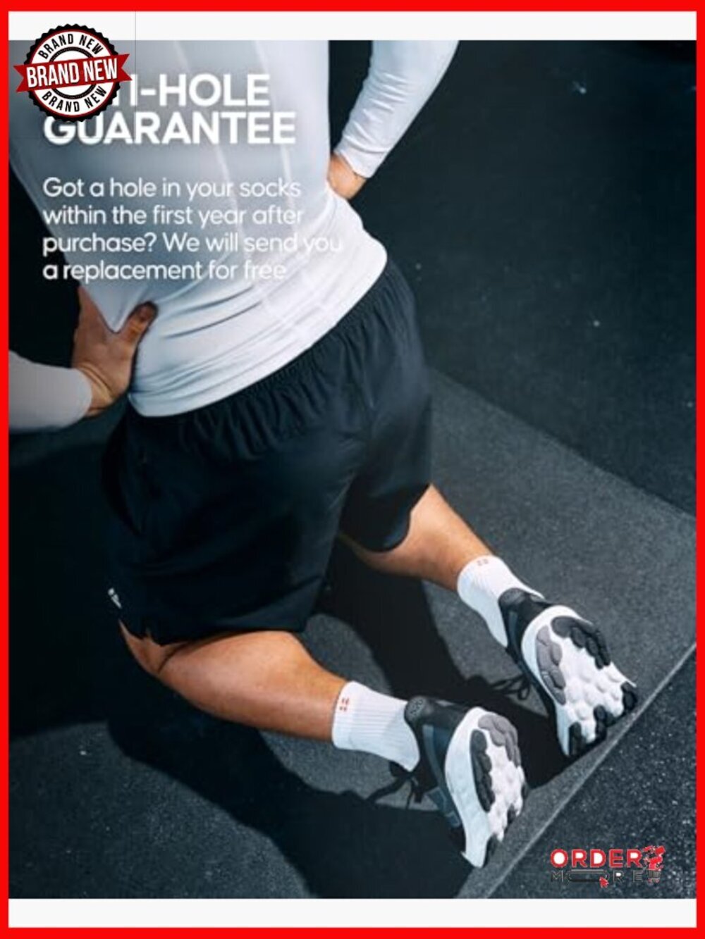 Ultra-Comfort Quarter Running Socks 3 Pack Performance Socks - Picture 4 of 7